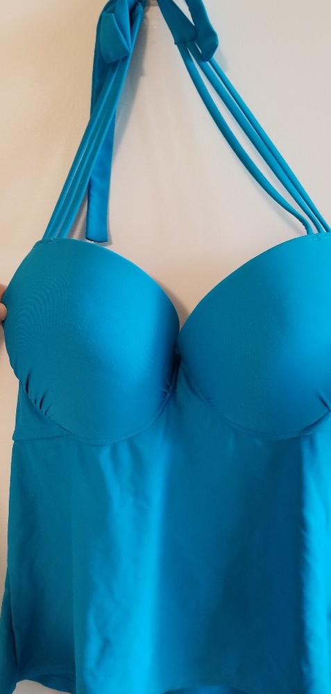 Bongo XL Blue Pushup Tankini